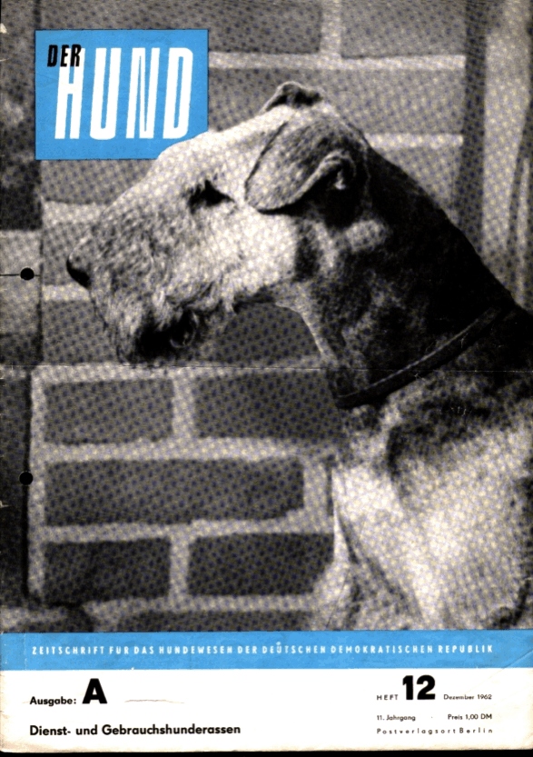 Zeitschrift Der Hund 1962 airedalekft.de